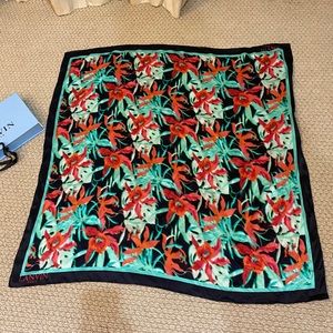 Vintage Lanvin Orchidee Scarf